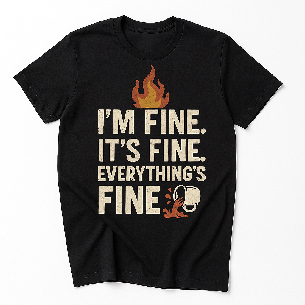 I’m Fine. It’s Fine. Everything’s Fine T-Shirt