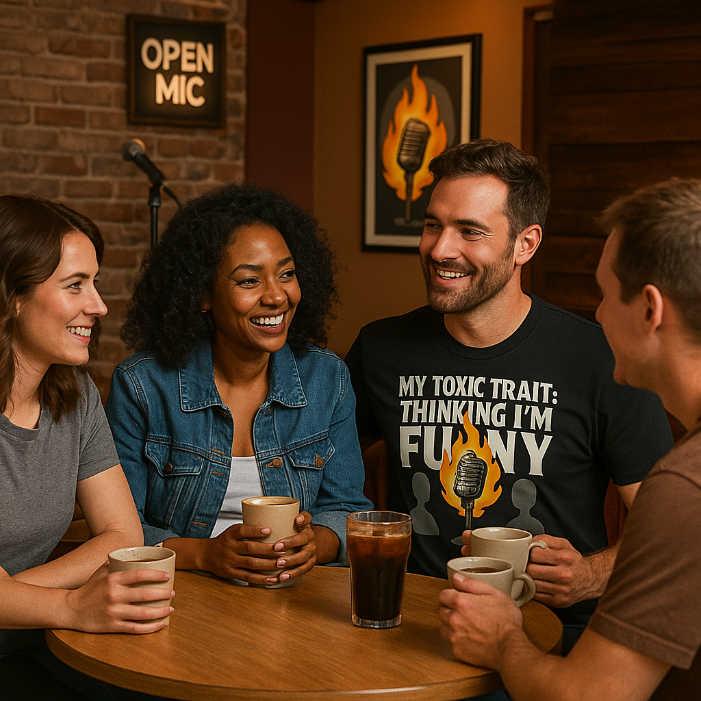 My Toxic Trait: Thinking I’m Funny T-Shirt – Sarcastic Humor Tee for Comedians & Class Clowns, Unisex Fit