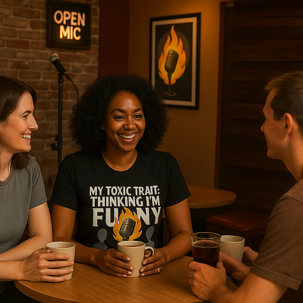 My Toxic Trait: Thinking I’m Funny T-Shirt – Sarcastic Humor Tee for Comedians & Class Clowns, Unisex Fit