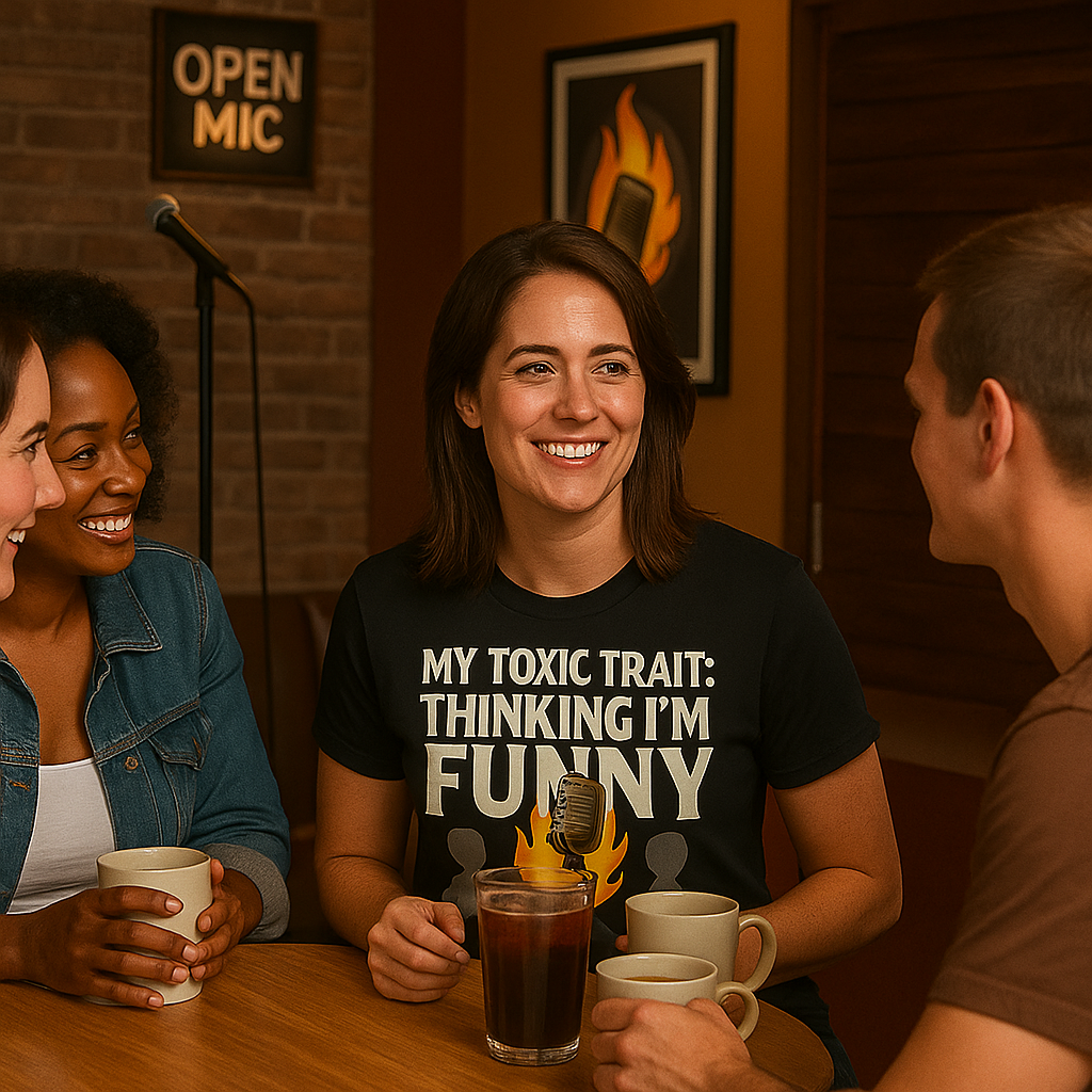 My Toxic Trait: Thinking I’m Funny T-Shirt – Sarcastic Humor Tee for Comedians & Class Clowns, Unisex Fit