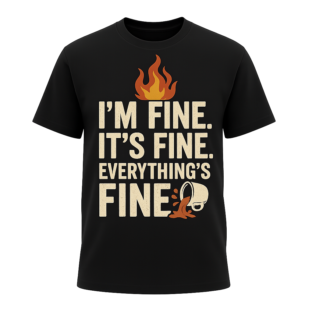 I’m Fine. It’s Fine. Everything’s Fine T-Shirt